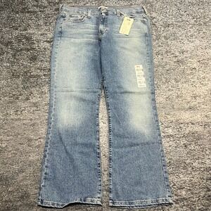 Vintage Levi's 515 Bootcut Jeans Womens 14 Short (36x30) Blue Western Hippie Y2K